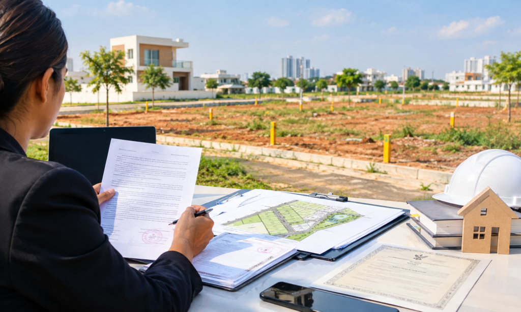 How to Verify a Villa Plot Before Buying in Bangalore: Approvals, Documents, Developer Checks & Site-Level Due Diligence