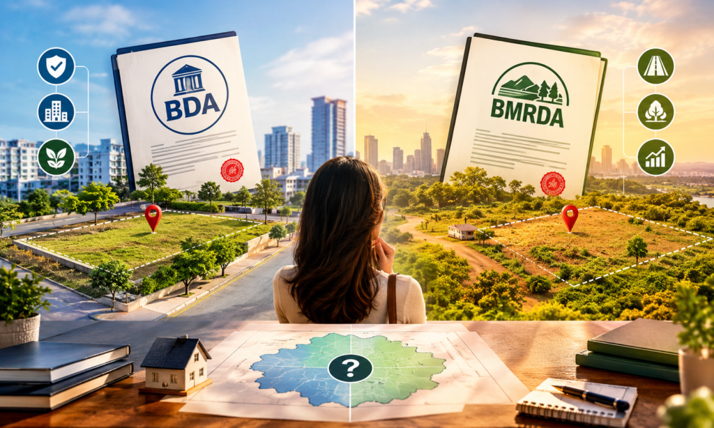 BDA vs. BMRDA Approved Plots in Bangalore: Key Differences Buyers Should Know