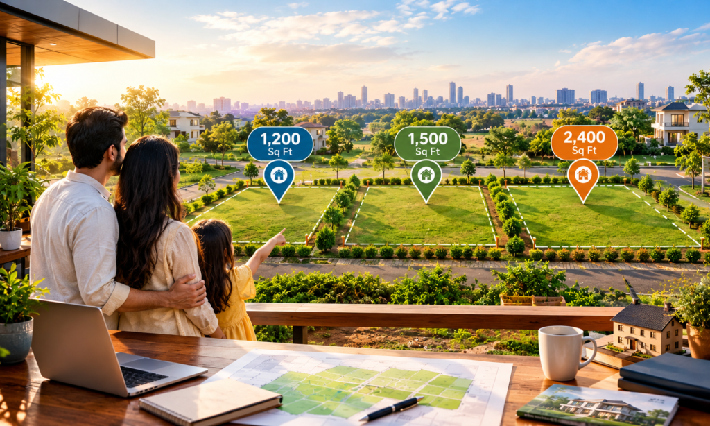 Villa Plot Size in Bangalore: How to Choose Between 1,200, 1,500 and 2,400 Sq Ft